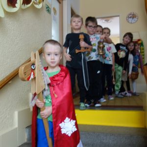 Svatomartinský průvod  ve školce