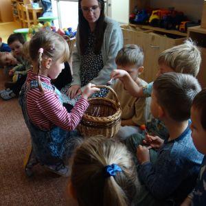 Svatomartinský průvod  ve školce