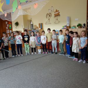 Svatomartinský průvod  ve školce