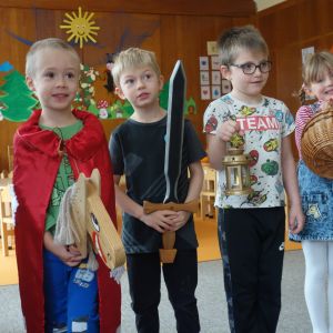 Svatomartinský průvod  ve školce