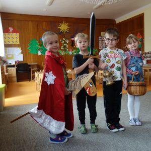 Svatomartinský průvod  ve školce