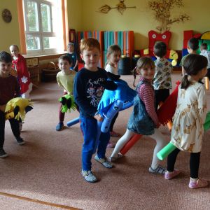 Svatomartinský průvod  ve školce