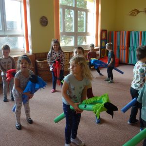 Svatomartinský průvod  ve školce