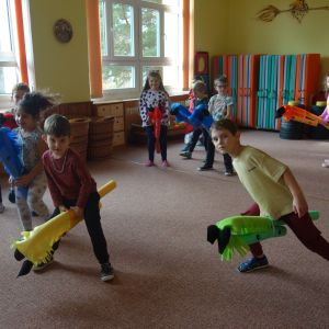 Svatomartinský průvod  ve školce