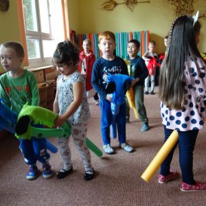 Svatomartinský průvod  ve školce