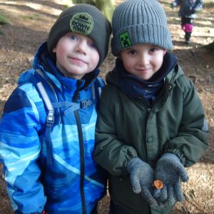 KOČIČKY v podzimním lese