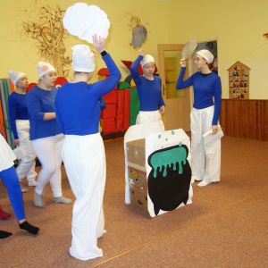 Divadlo_Šmoulové, Medvídek PÚ